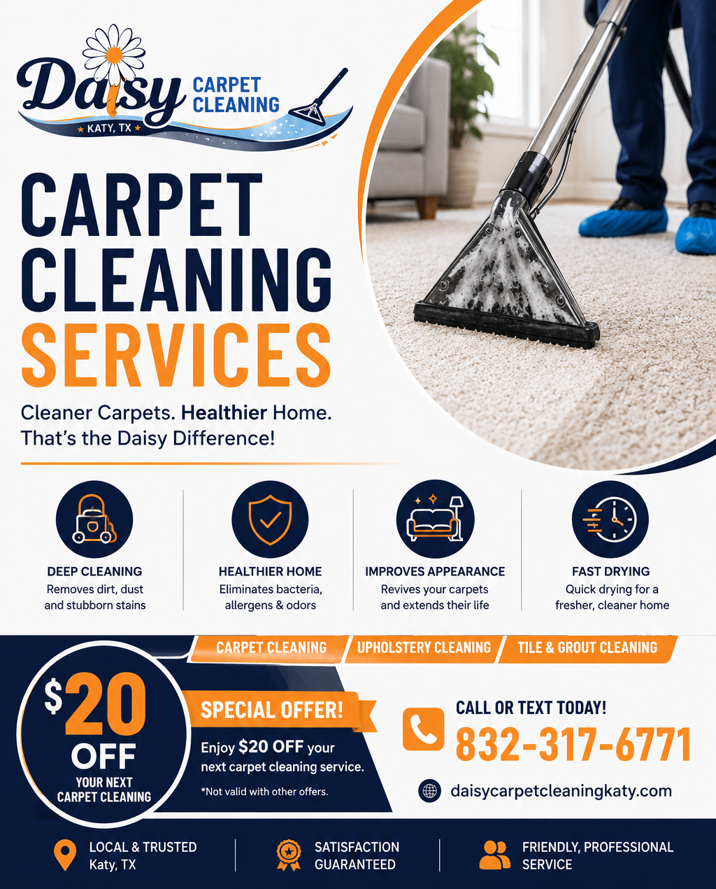 daisy carpet cleaning katy tx offer