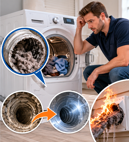 Professional dryer cleaner